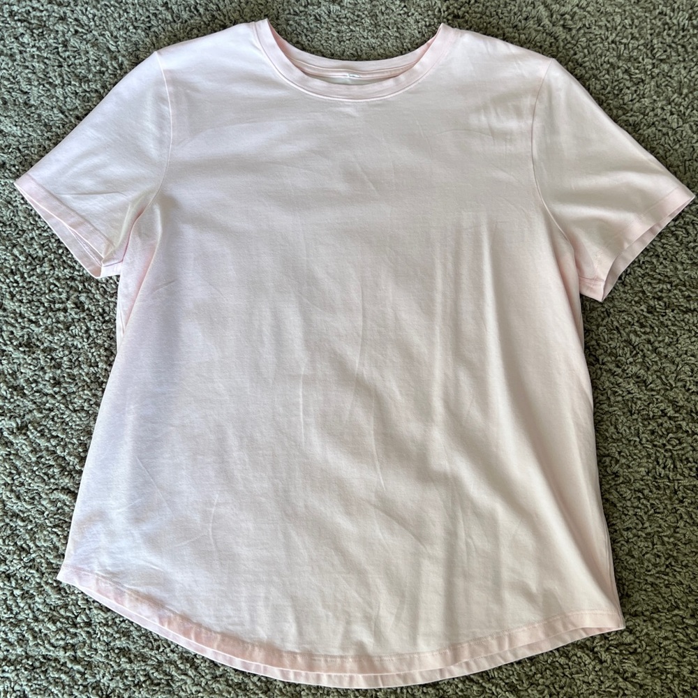 Lululemon Love Crewneck Tshirt - Size 8 - Strawberry Milkshake